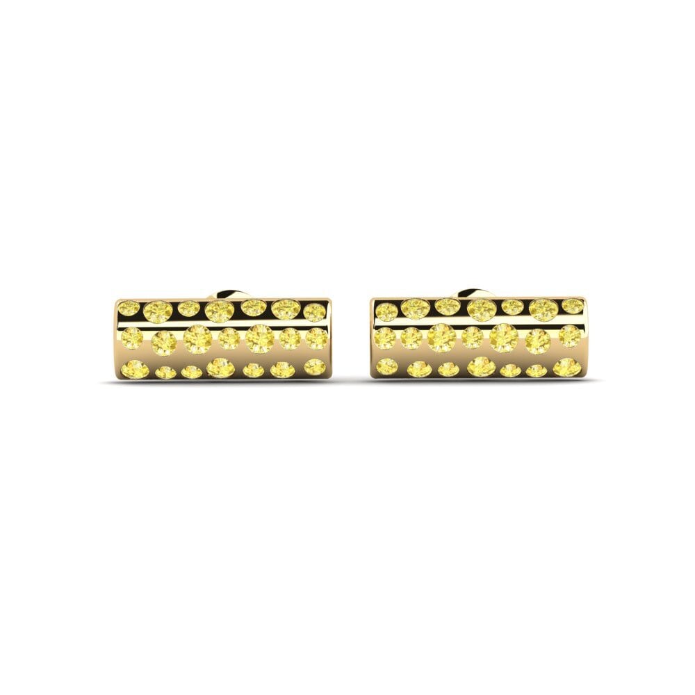 Yellow Sapphire Women's Earring Bukowno