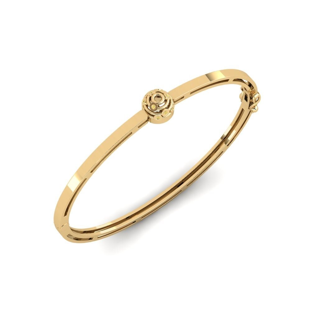 Yellow Diamond Women's Bangle Corrall