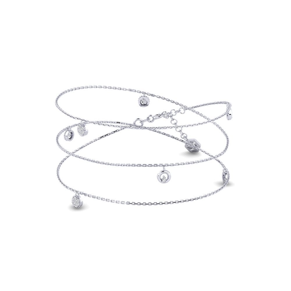 18ct White Gold Women's Necklace Erlenbach