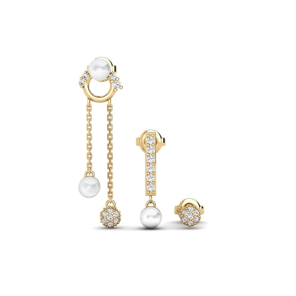 Moissanite Women's Earring Geschichte - SET