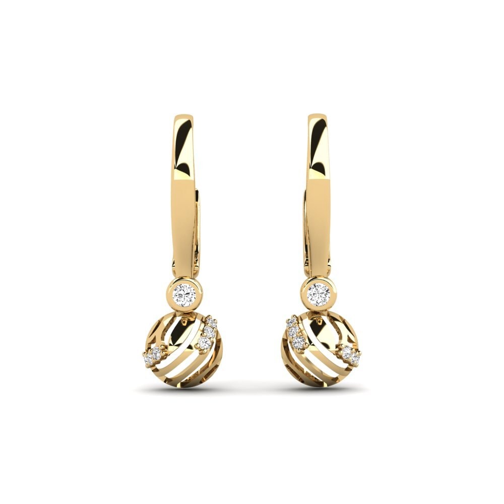 Moissanite Women's Earring Gwiazdy