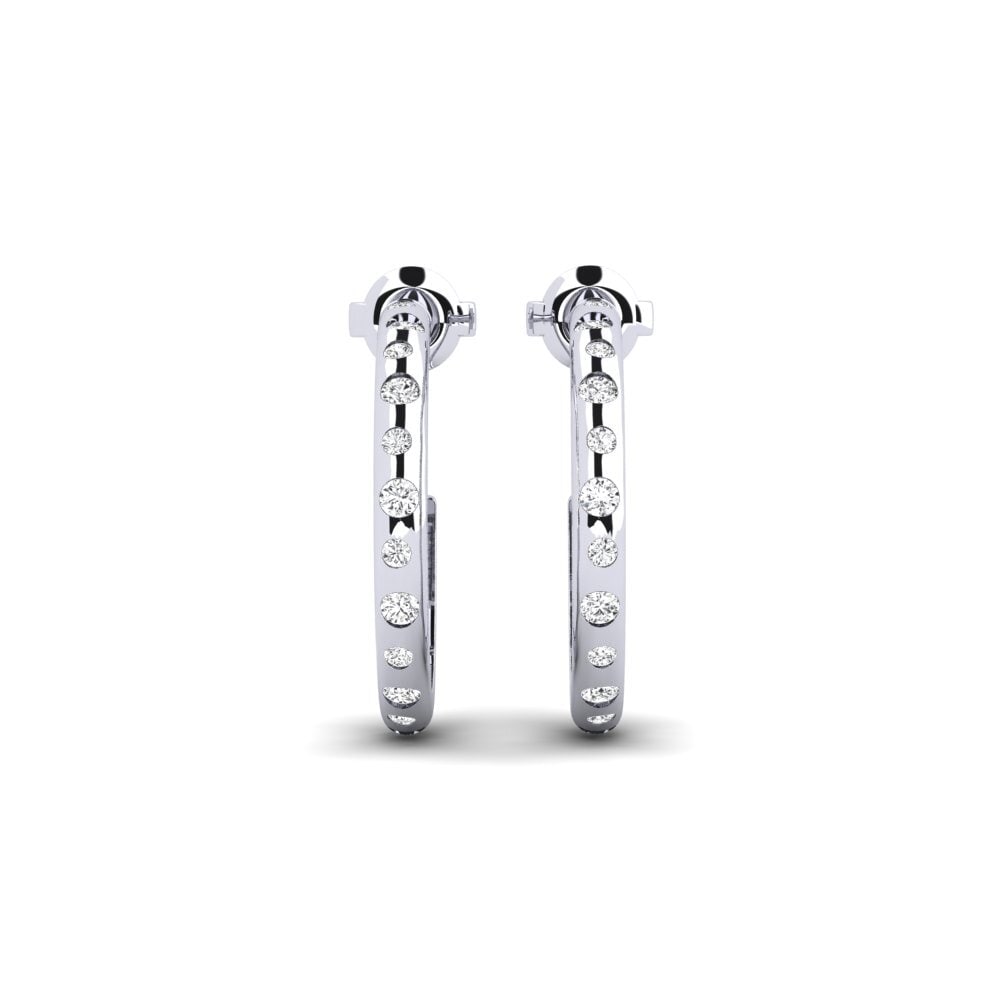 White Silver Women's Earring Jastarnia