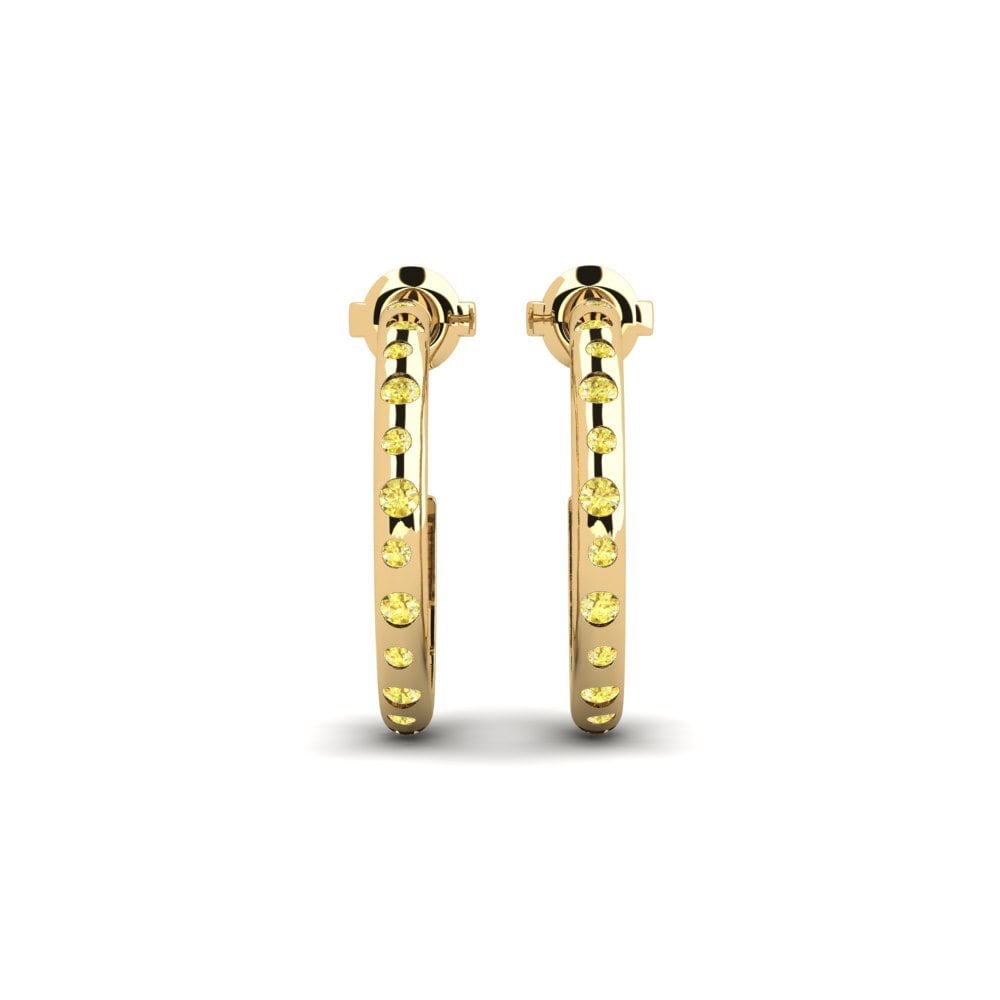 Yellow Sapphire Women's Earring Jastarnia