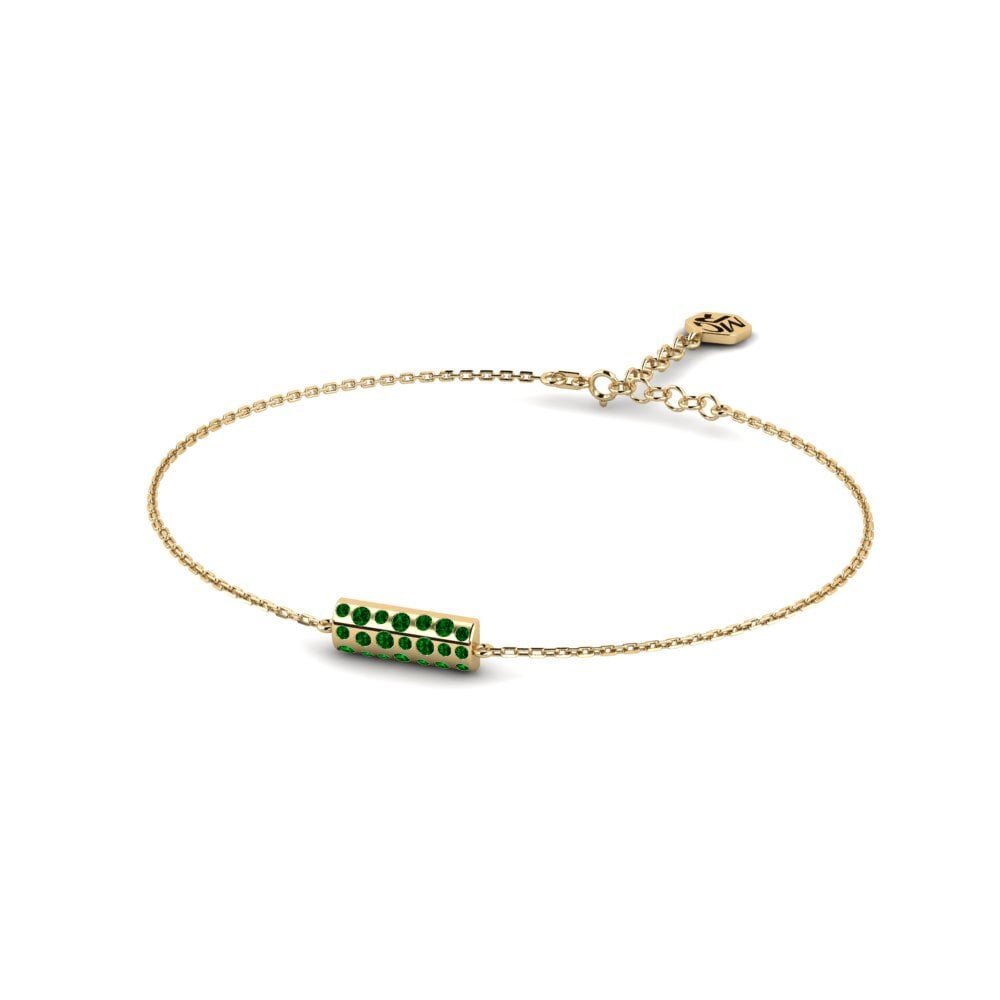 Green Zirconia Women's Bracelet Kalety