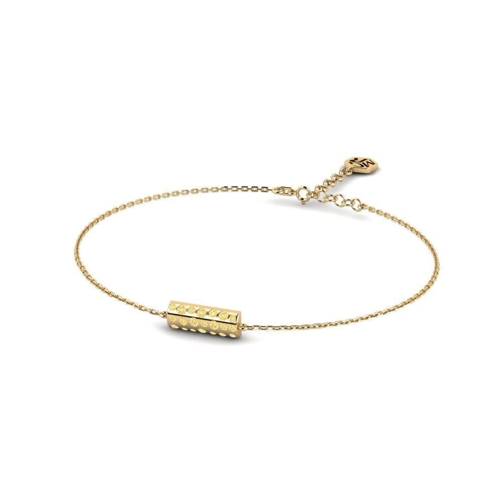 Yellow Diamond Women's Bracelet Kalety