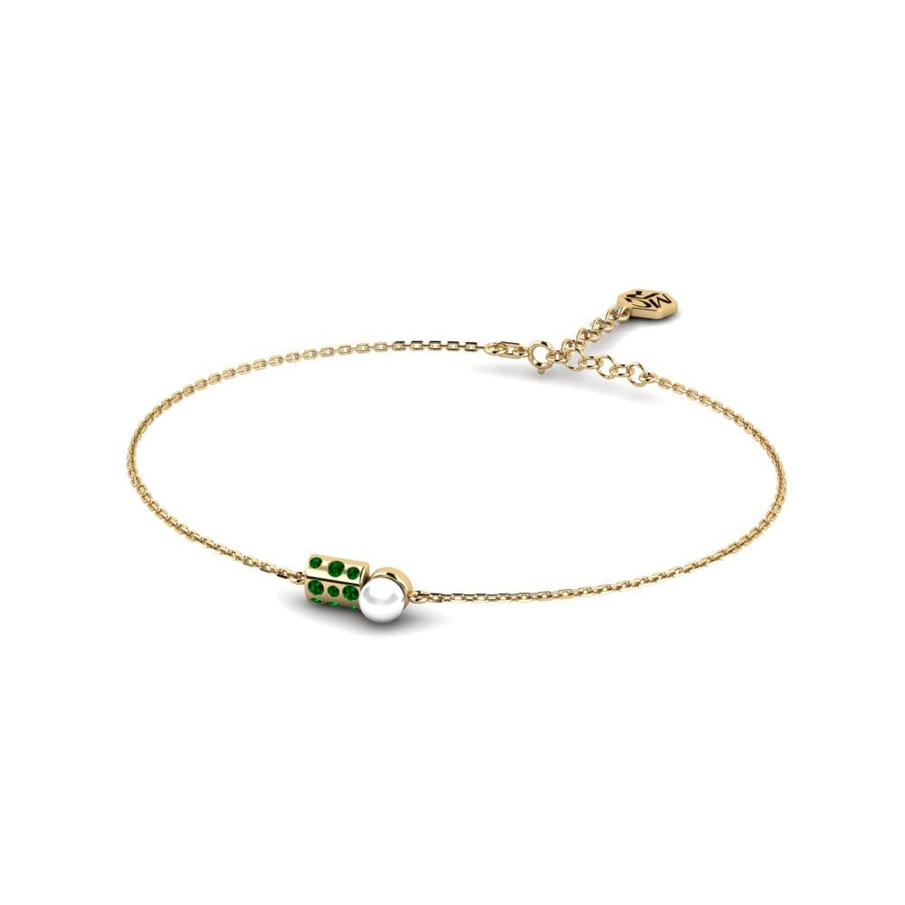 Green Zirconia Women's Bracelet Karlino