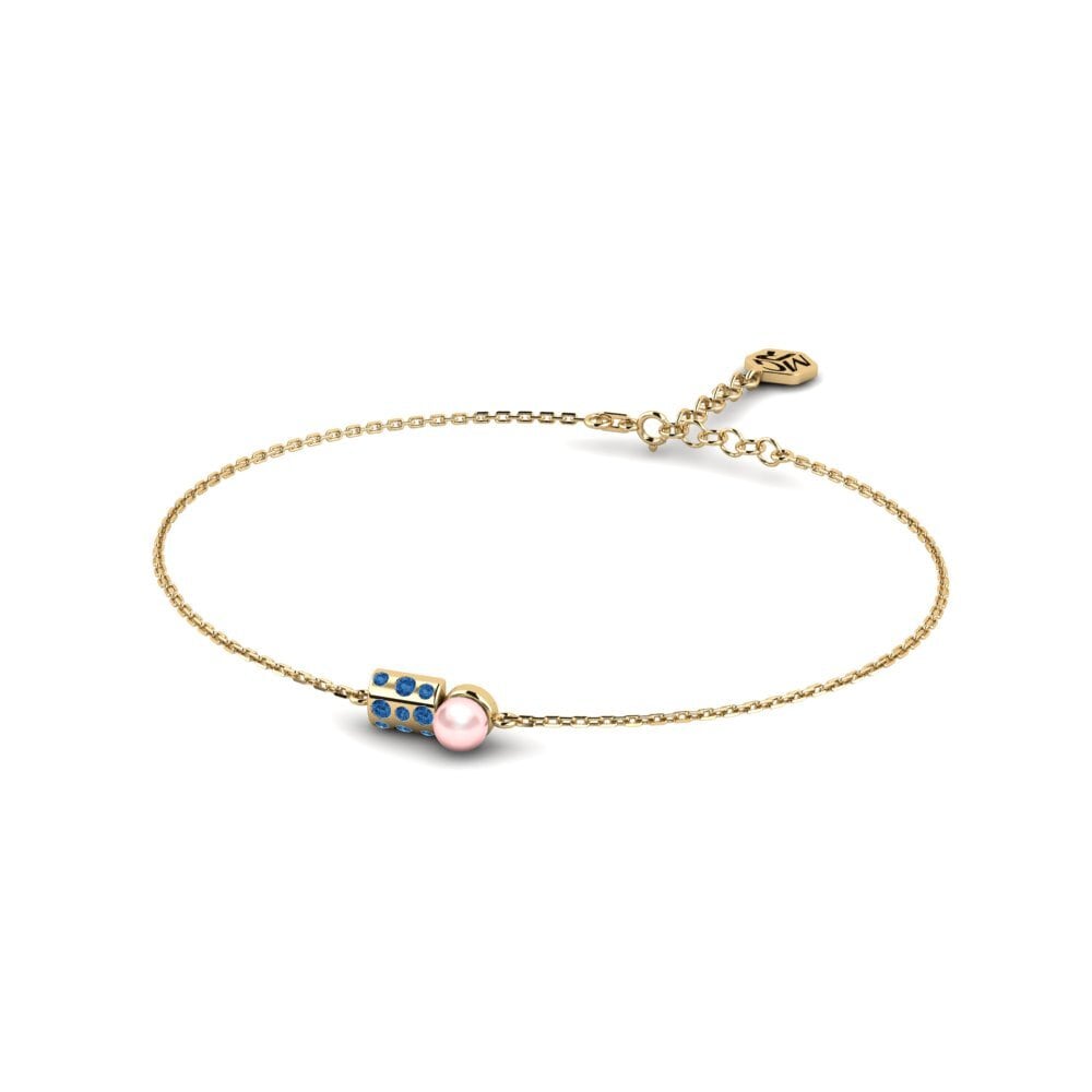 Circonita Azul Oscuro Pulsera de Mujer Karlino