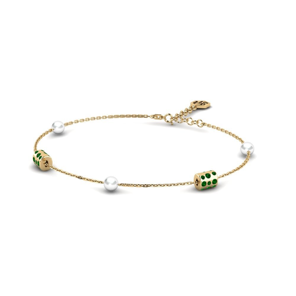 Zircone Vert Bracelet pour femme Kcynia