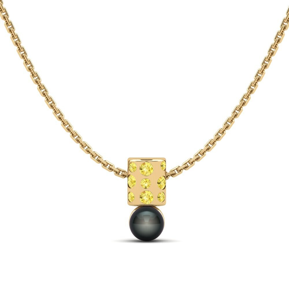 Yellow Sapphire Women's Pendant Kielce