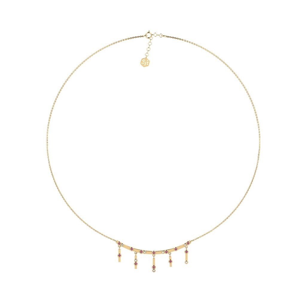 Rhodolite Garnet Women's Necklace Ballun