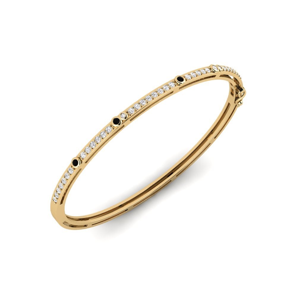 Schwarzer Saphir Damen armreif Banti