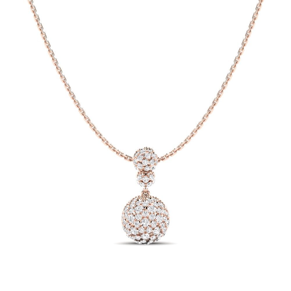 14ct Rose Gold Women's Pendant Barnabas