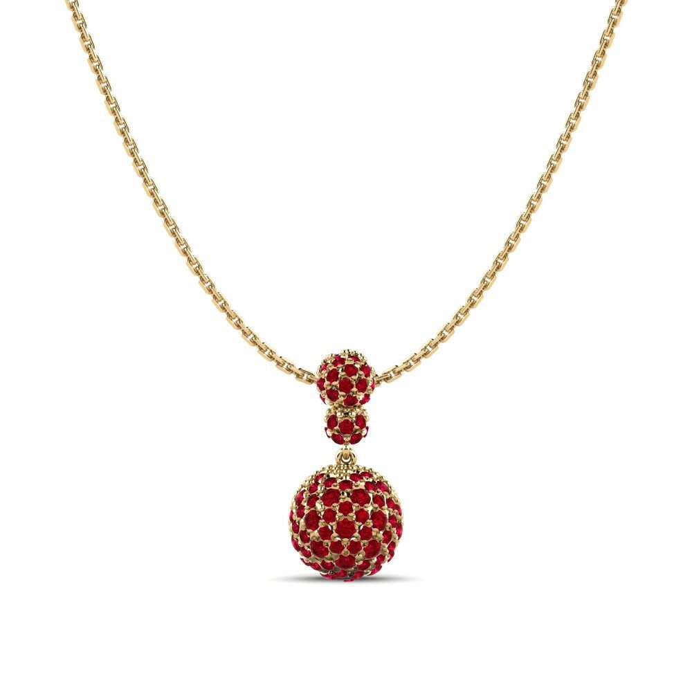 Circonita Roja Colgante de Mujer Barnabas