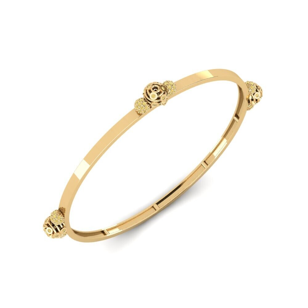 Yellow Diamond Women's Bangle Becher