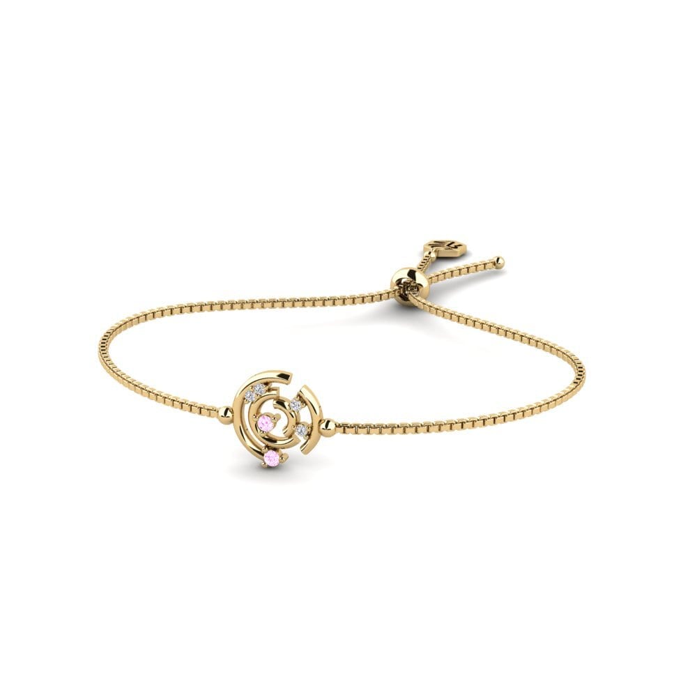 Zafiro Rosado Pulsera de Mujer Biel