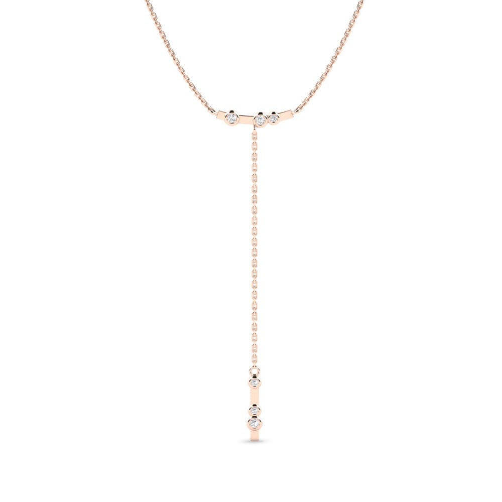 14ct Rose Gold Women's Necklace Bubbel