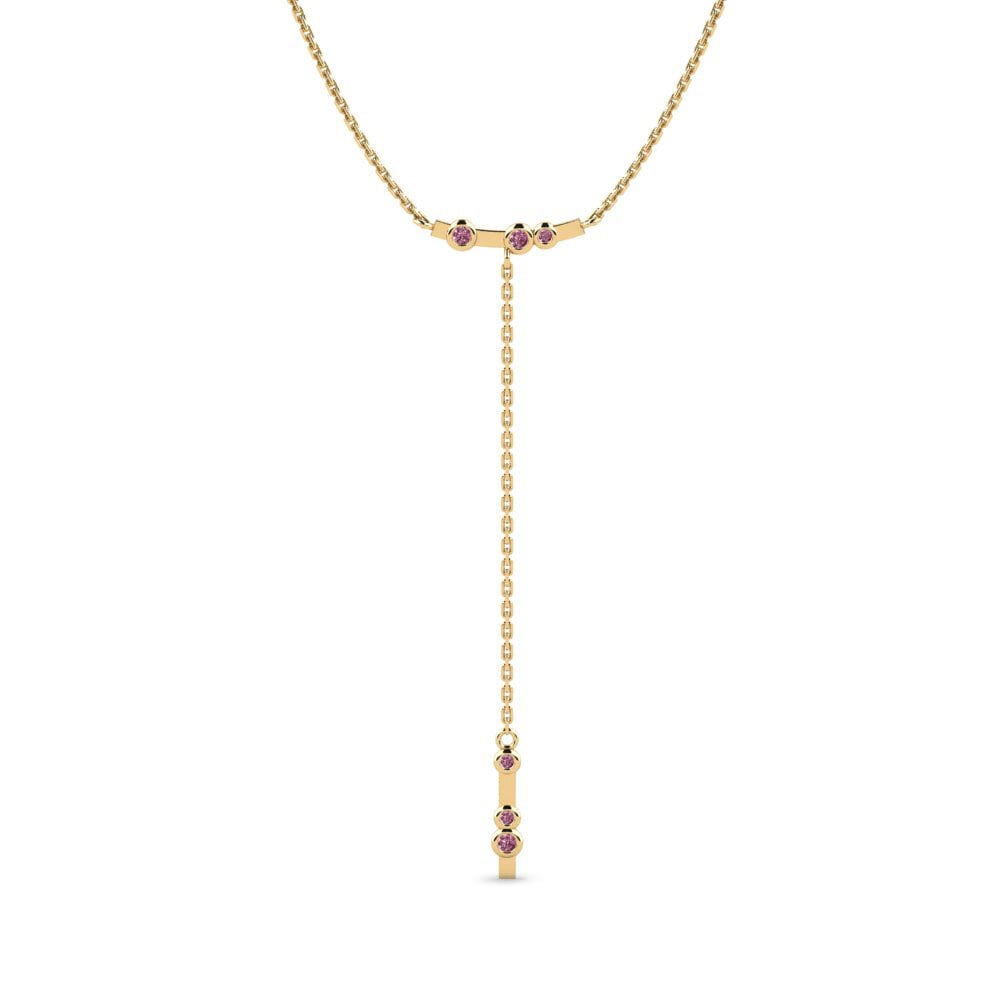 Rhodolite Garnet Women's Necklace Bubbel