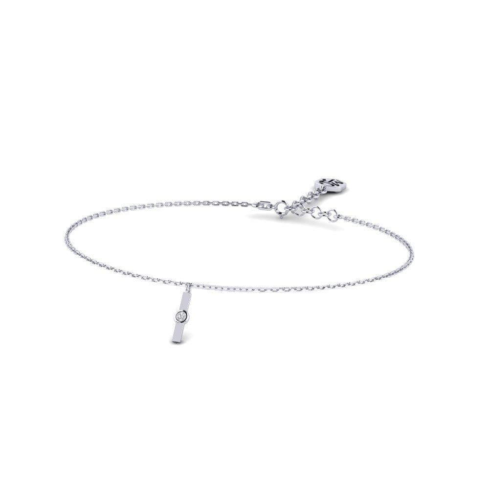 925 Prata de lei Diamante Pulseira Feminino Bukel