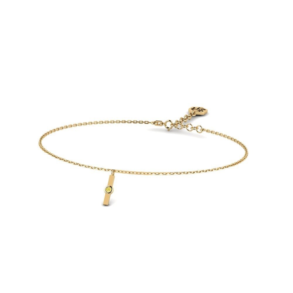 Saphir Jaune Bracelet pour femme Bukel