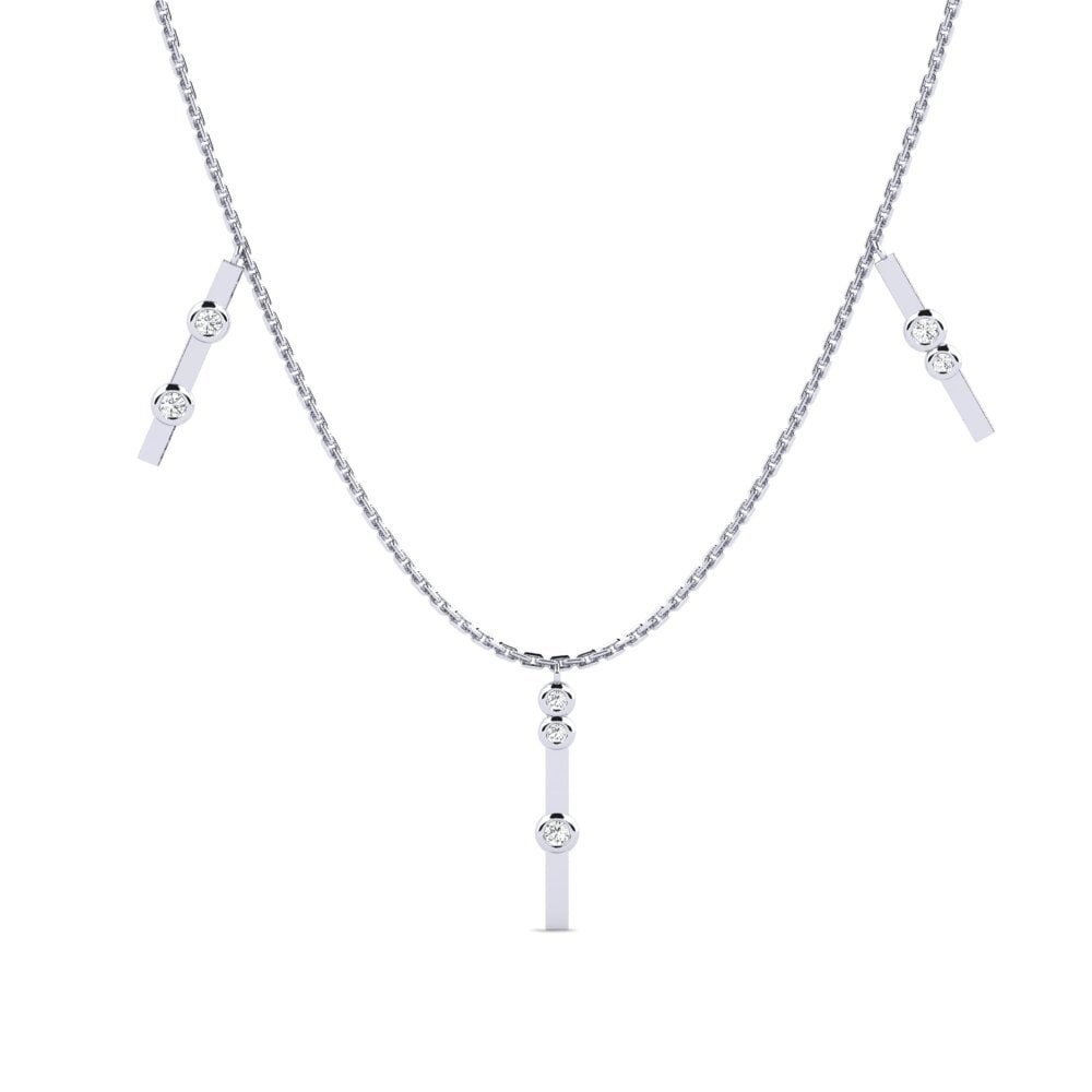 950 Platinum Women's Necklace Burbulla