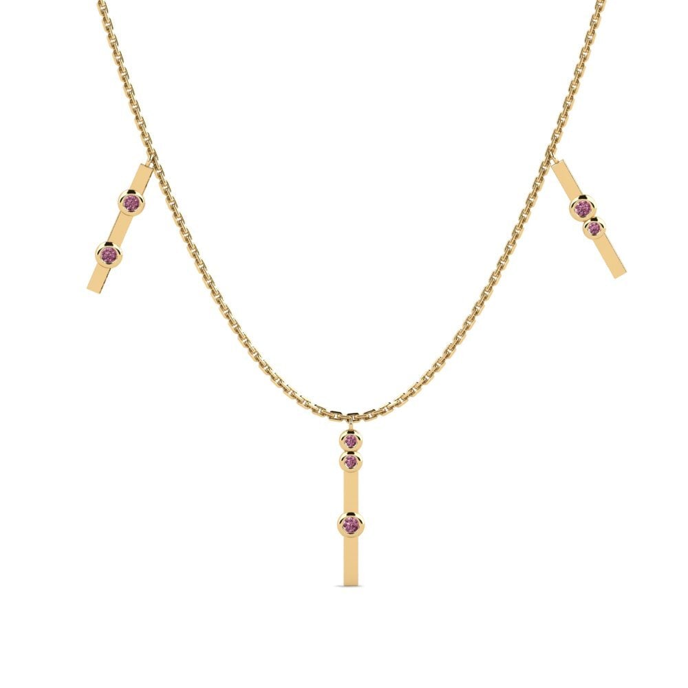 Rhodolite Garnet Women's Necklace Burbulla