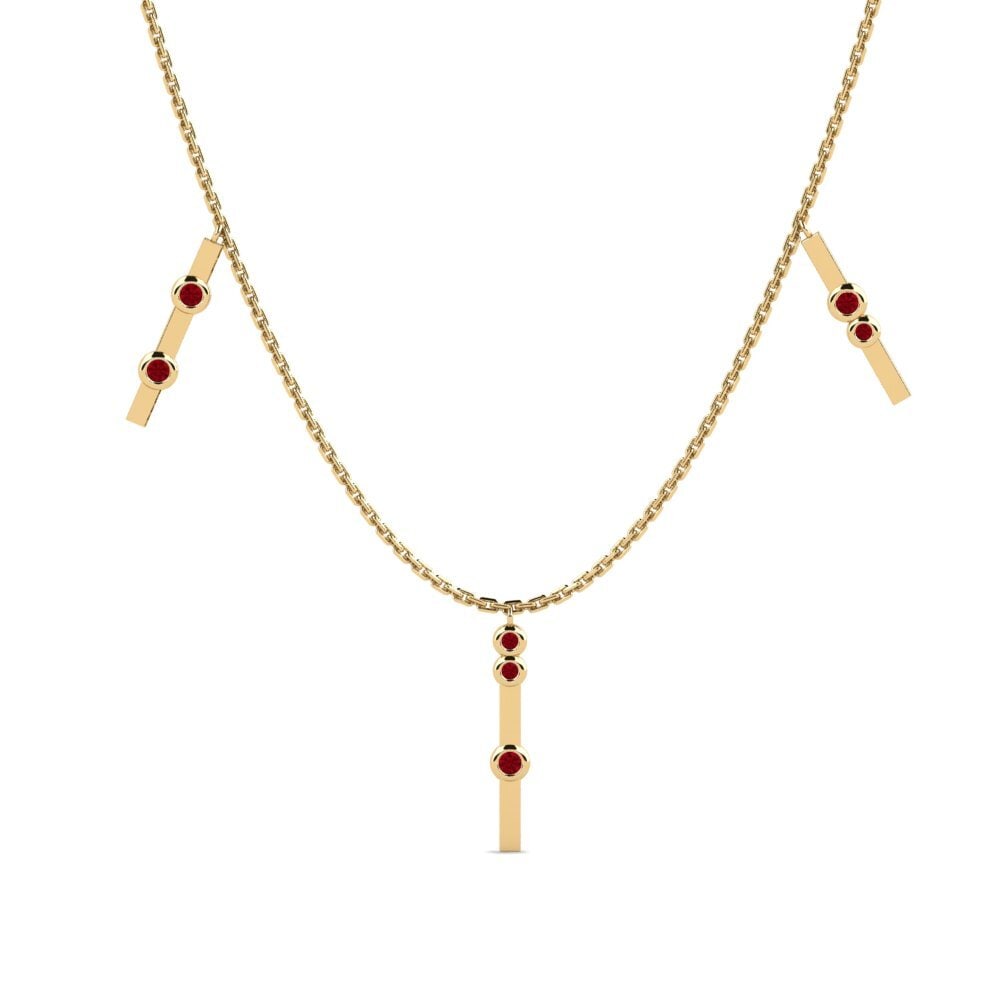 Circonita Roja Collar de Mujer Burbulla