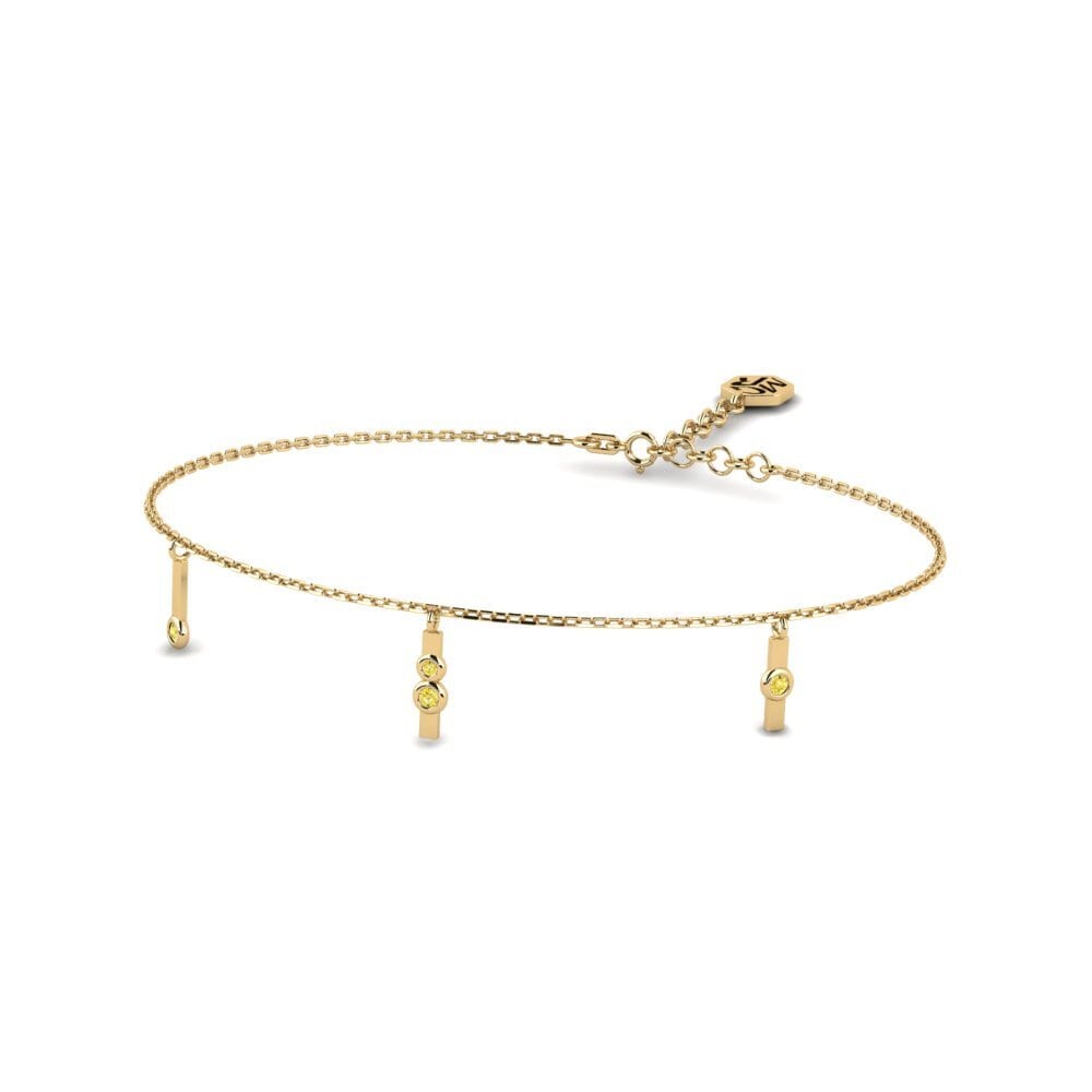 Saphir Jaune Bracelet pour femme Burti