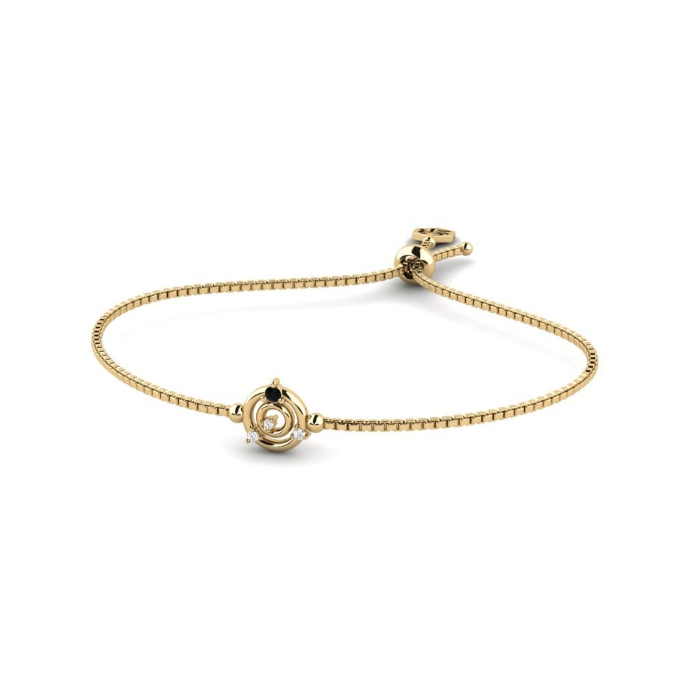 Schwarzer Saphir Damen armband Cheseaux