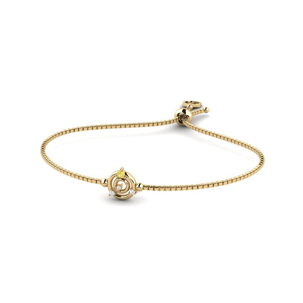 Saphir Jaune Bracelet pour femme Cheseaux