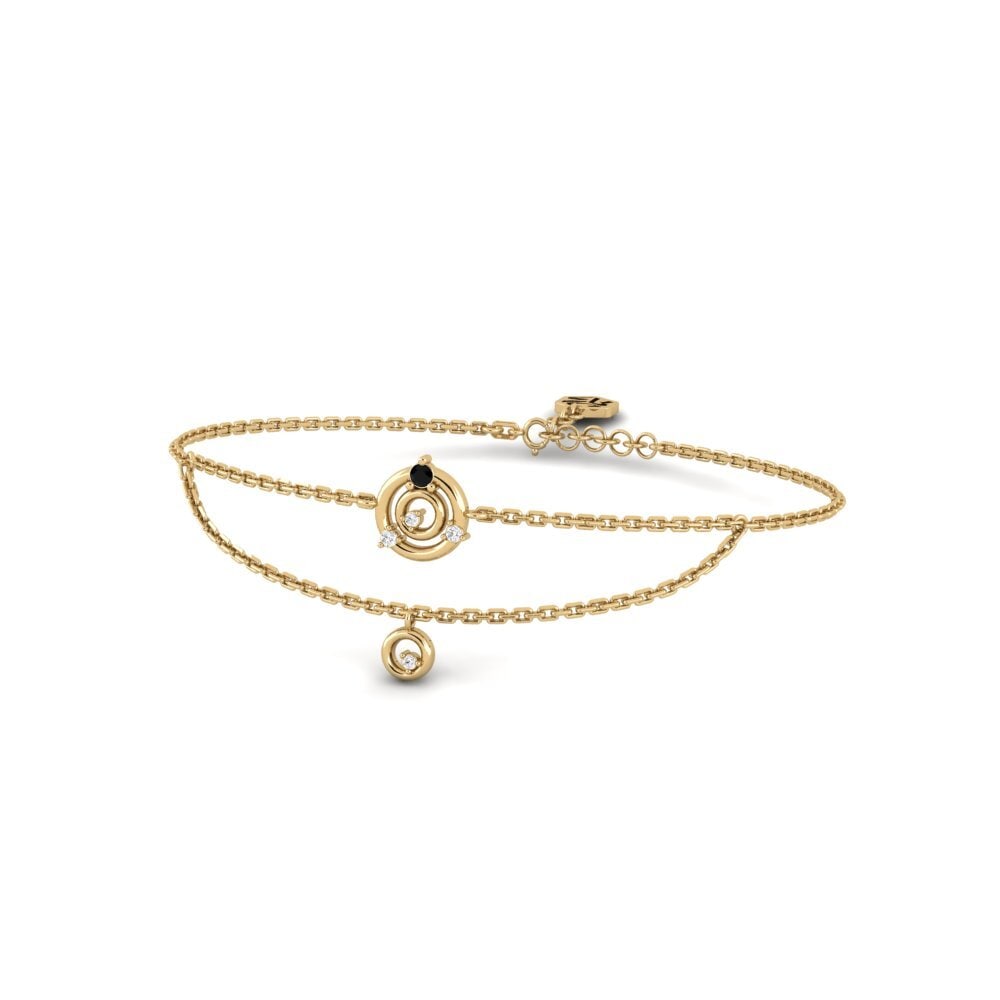 Schwarzer Saphir Damen armband Chexbres