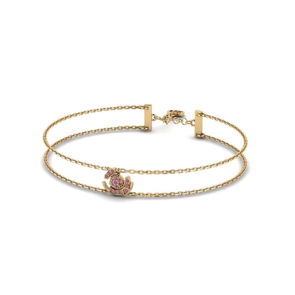 Granate Rhodolite Pulsera de Mujer Dallenwil
