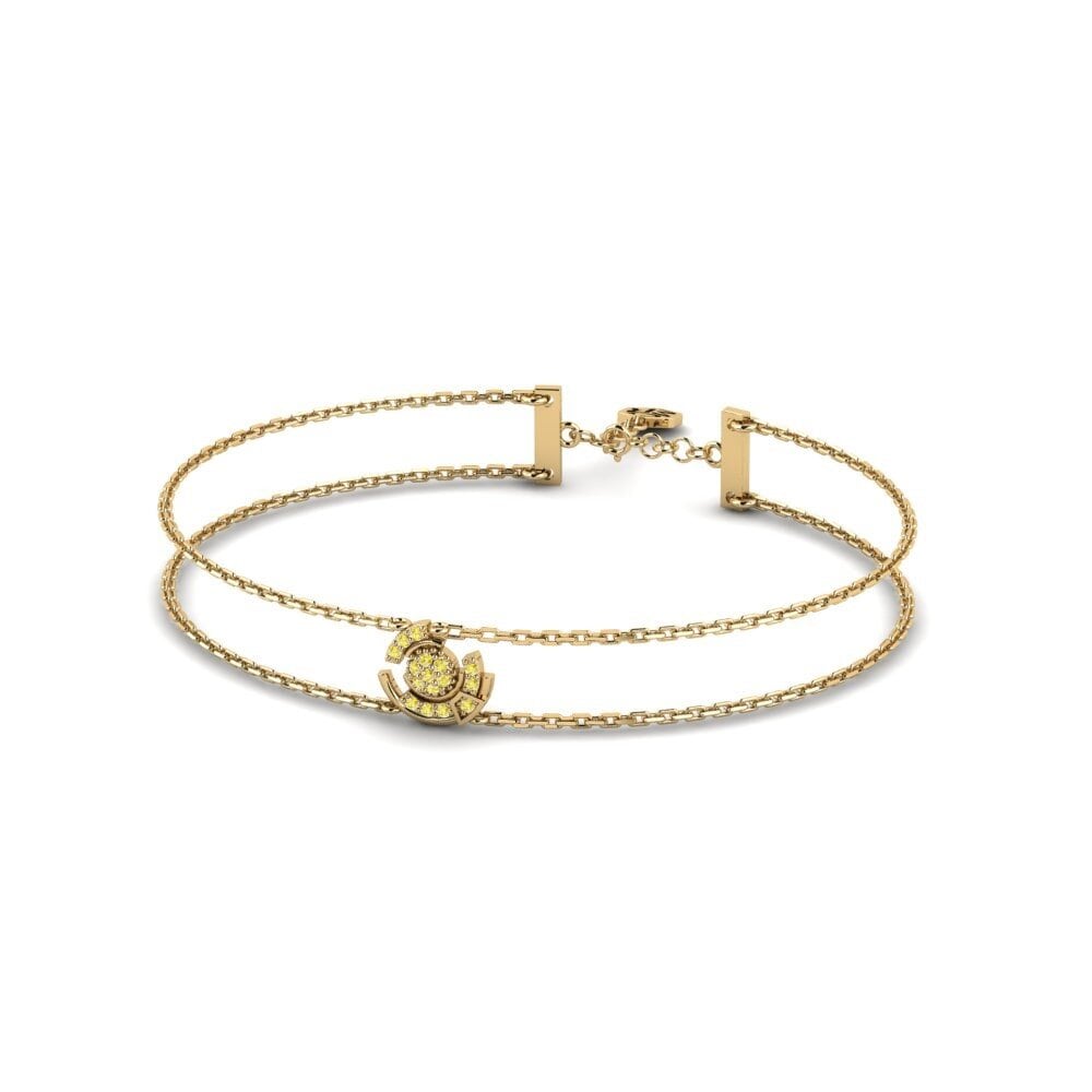 Saphir Jaune Bracelet pour femme Dallenwil
