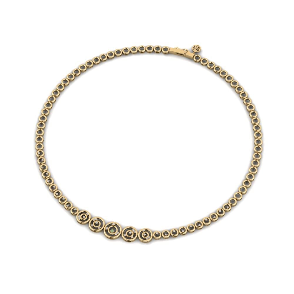 Diamant Vert Collier Dheune