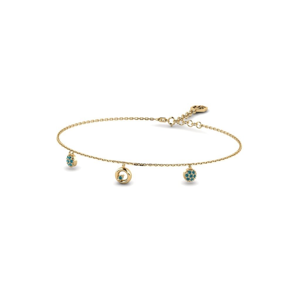 Diamant Bleu Bracelet pour femme Futurologist
