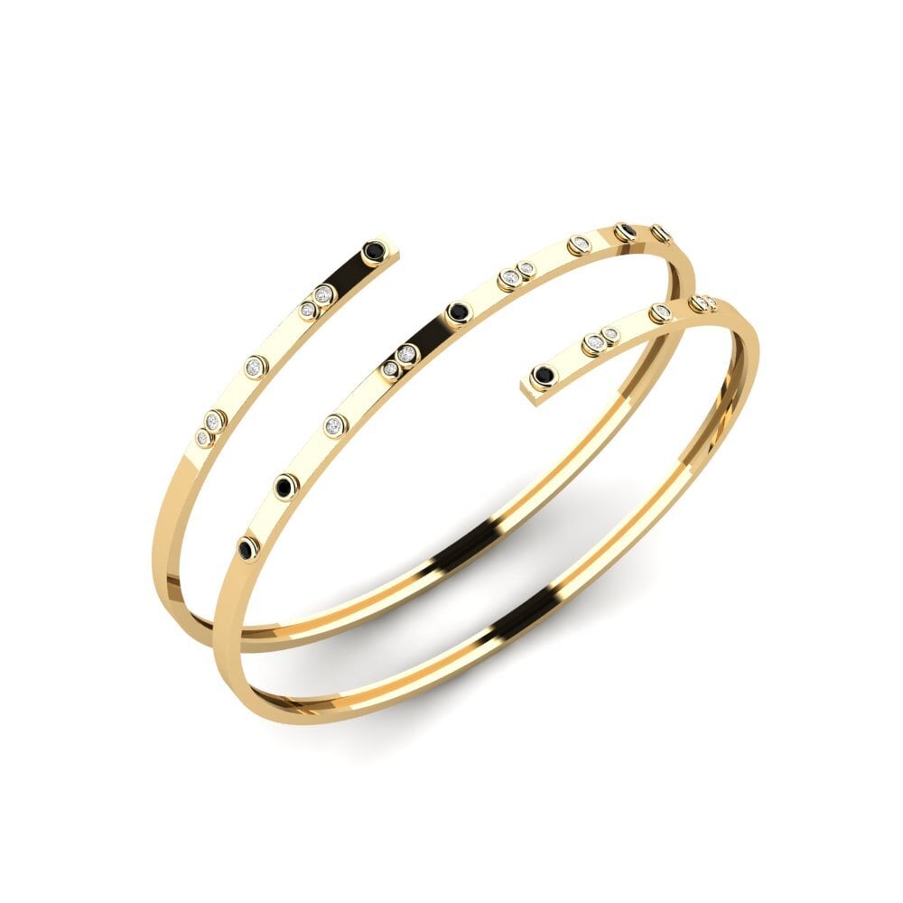 Schwarzer Saphir Damen armband Gndak