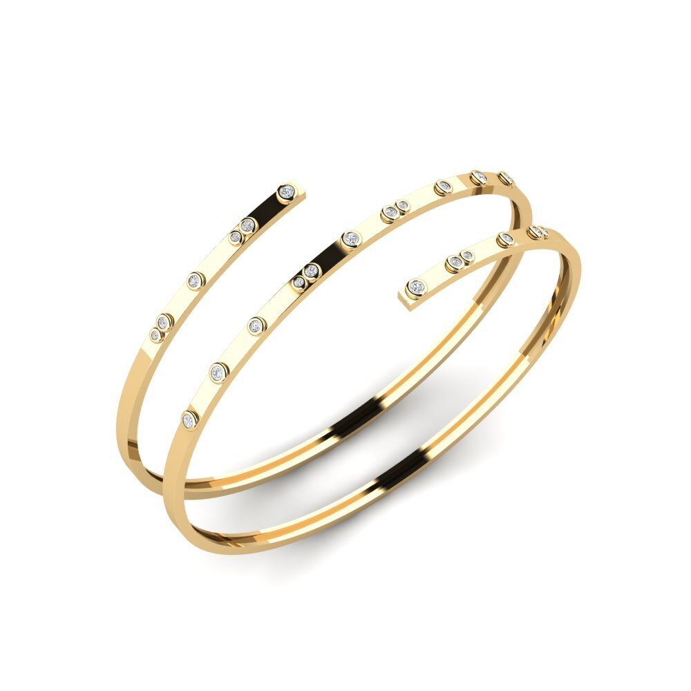 Đá Zirconia Vòng tay nữ Gndak