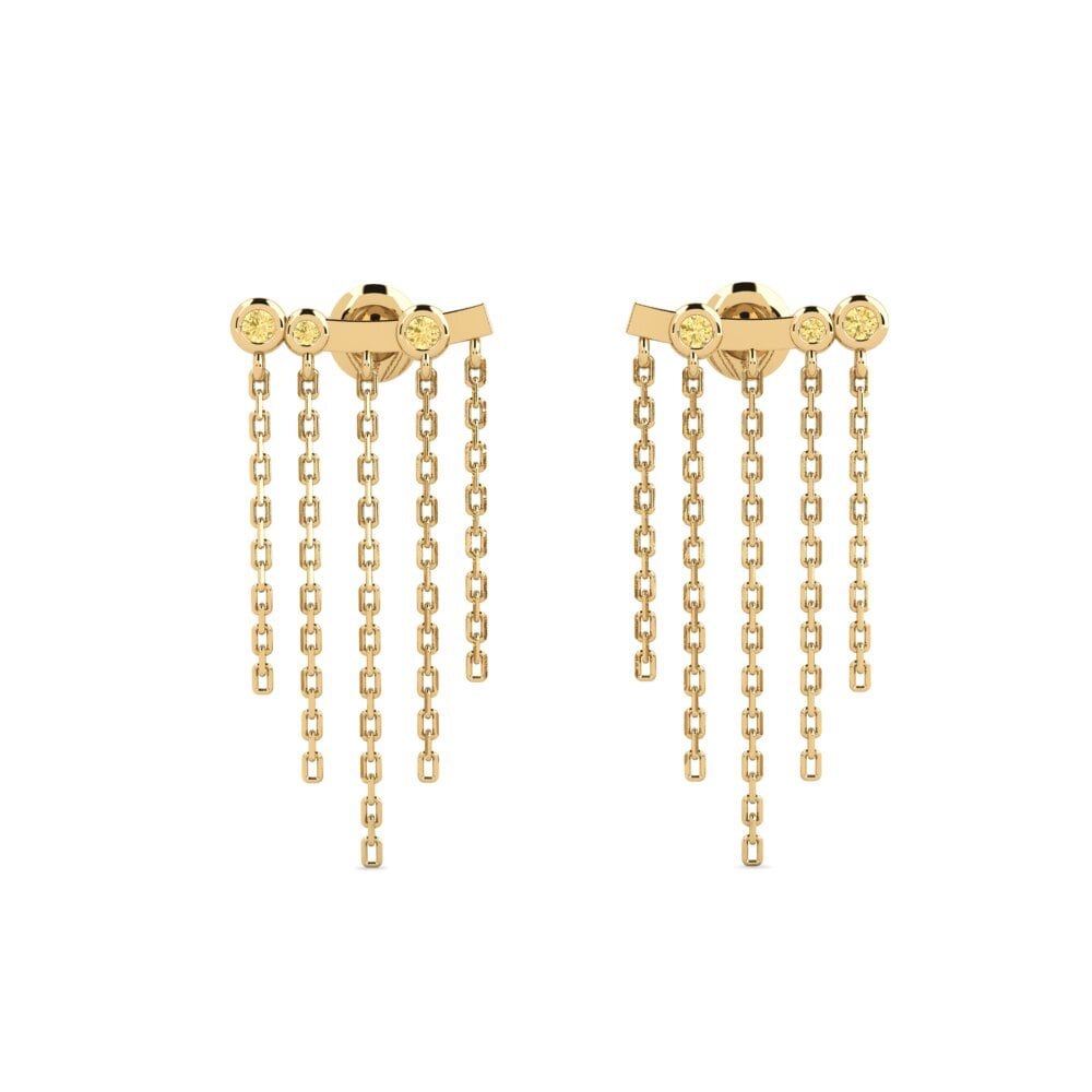 Yellow Diamond Women's Earring Kubad