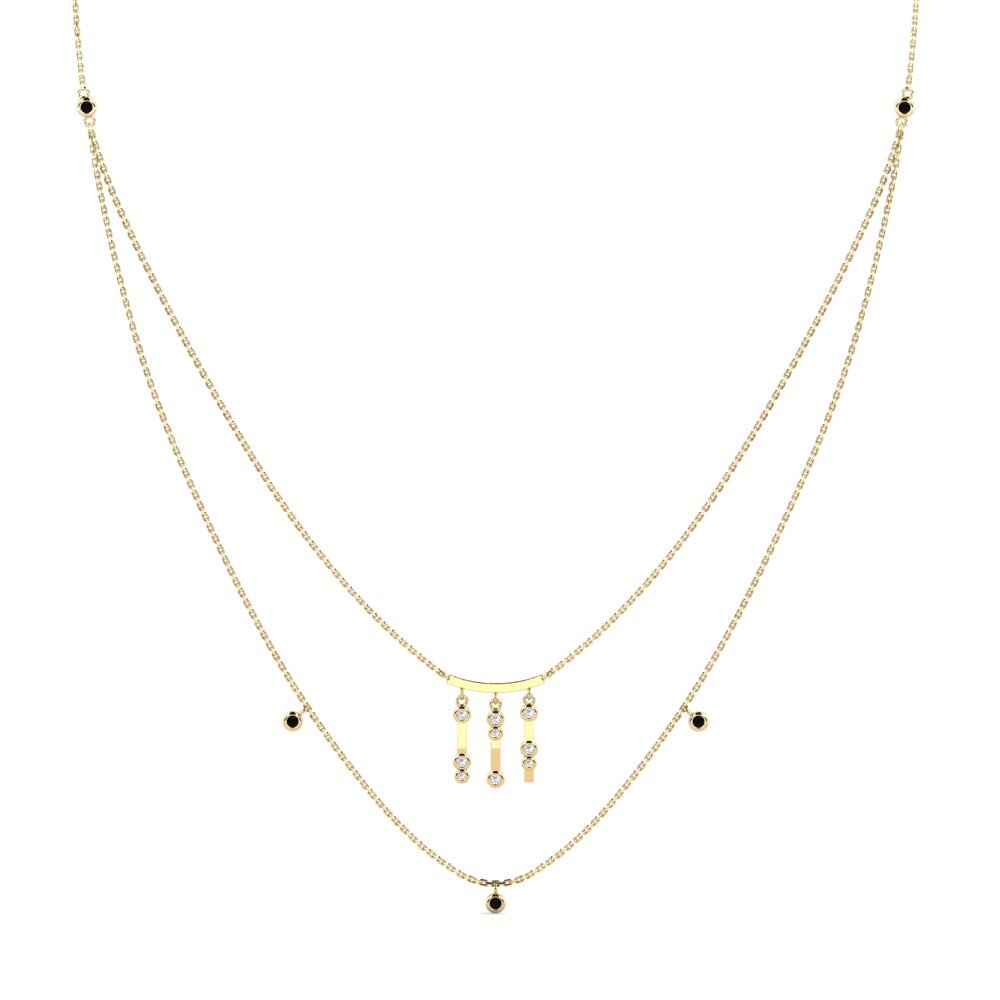 Black Sapphire Women's Necklace Kumila