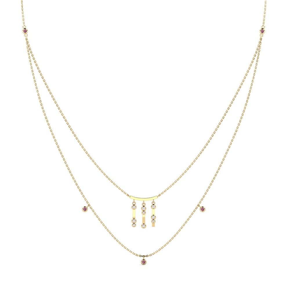 Rhodolite Garnet Women's Necklace Kumila