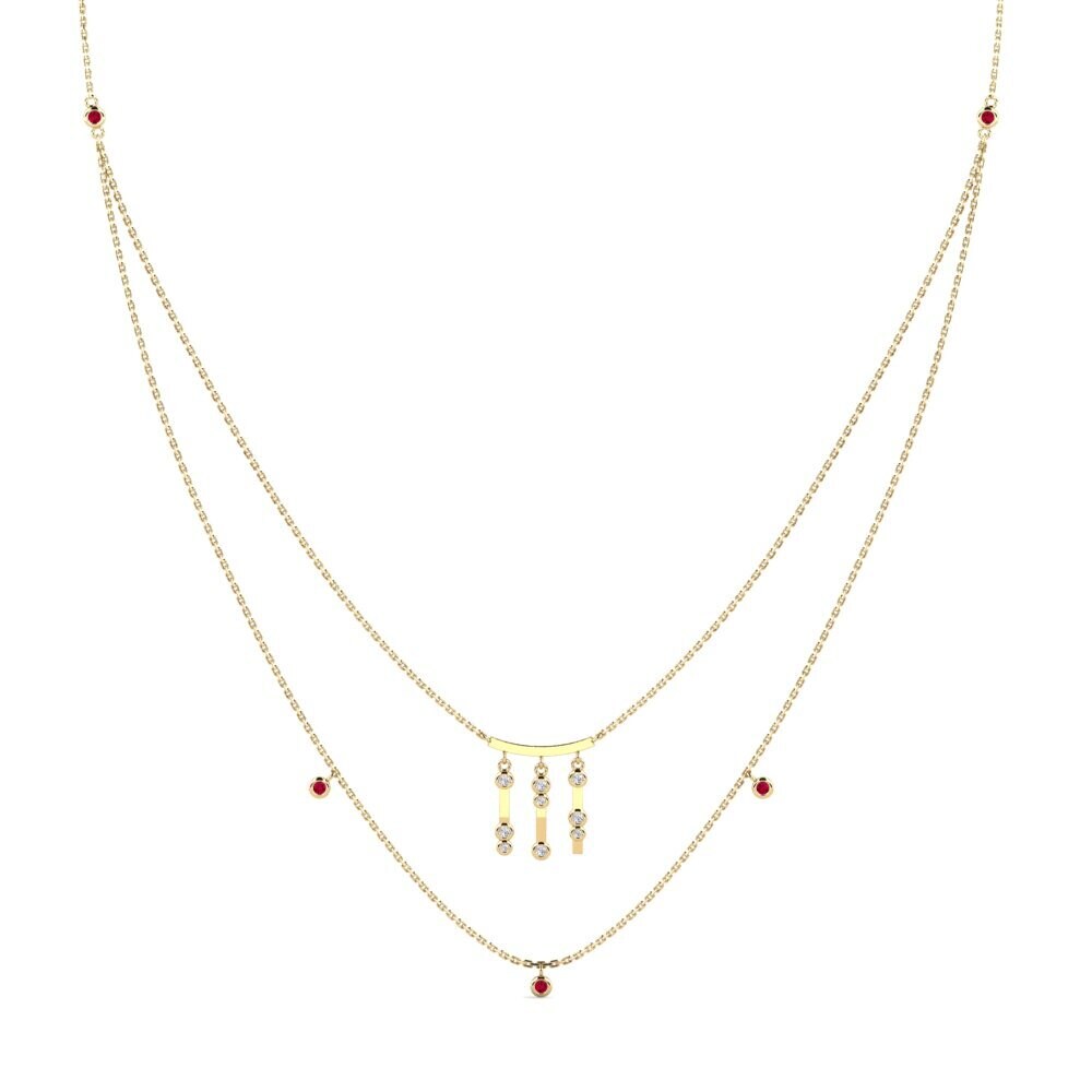 Ruby Women's Necklace Kumila