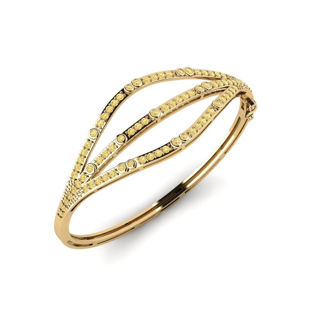 Yellow Diamond Women's Bangle Mbegu