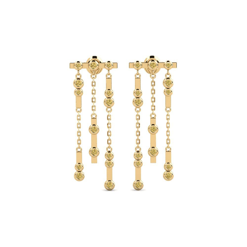 Yellow Diamond Women's Earring Mbeu