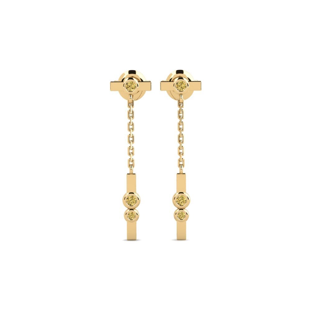Yellow Diamond Women's Earring Mbewu