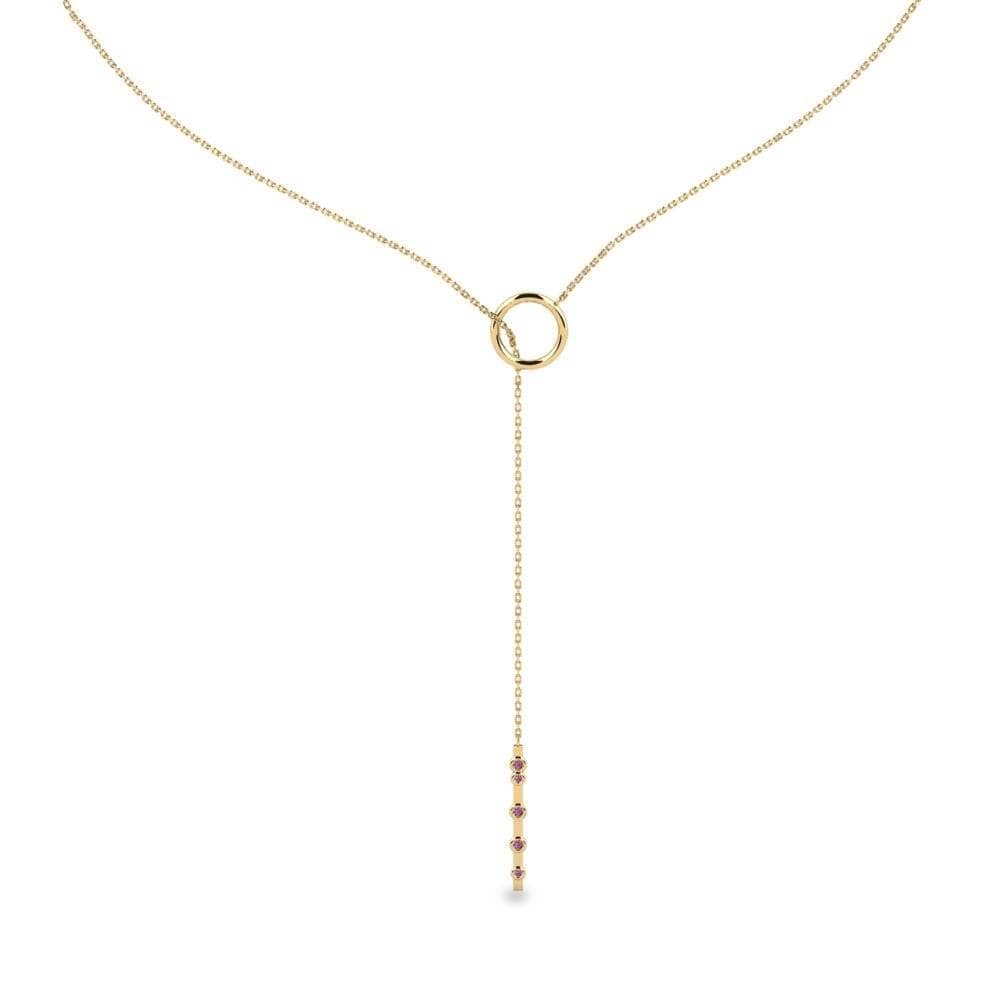 Rhodolite Garnet Women's Necklace Meur
