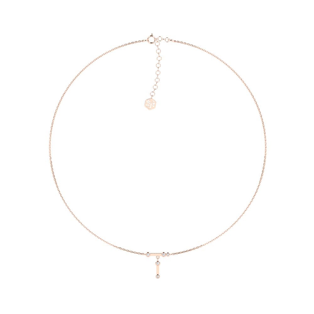 14ct Rose Gold Choker Necklace Mikhur