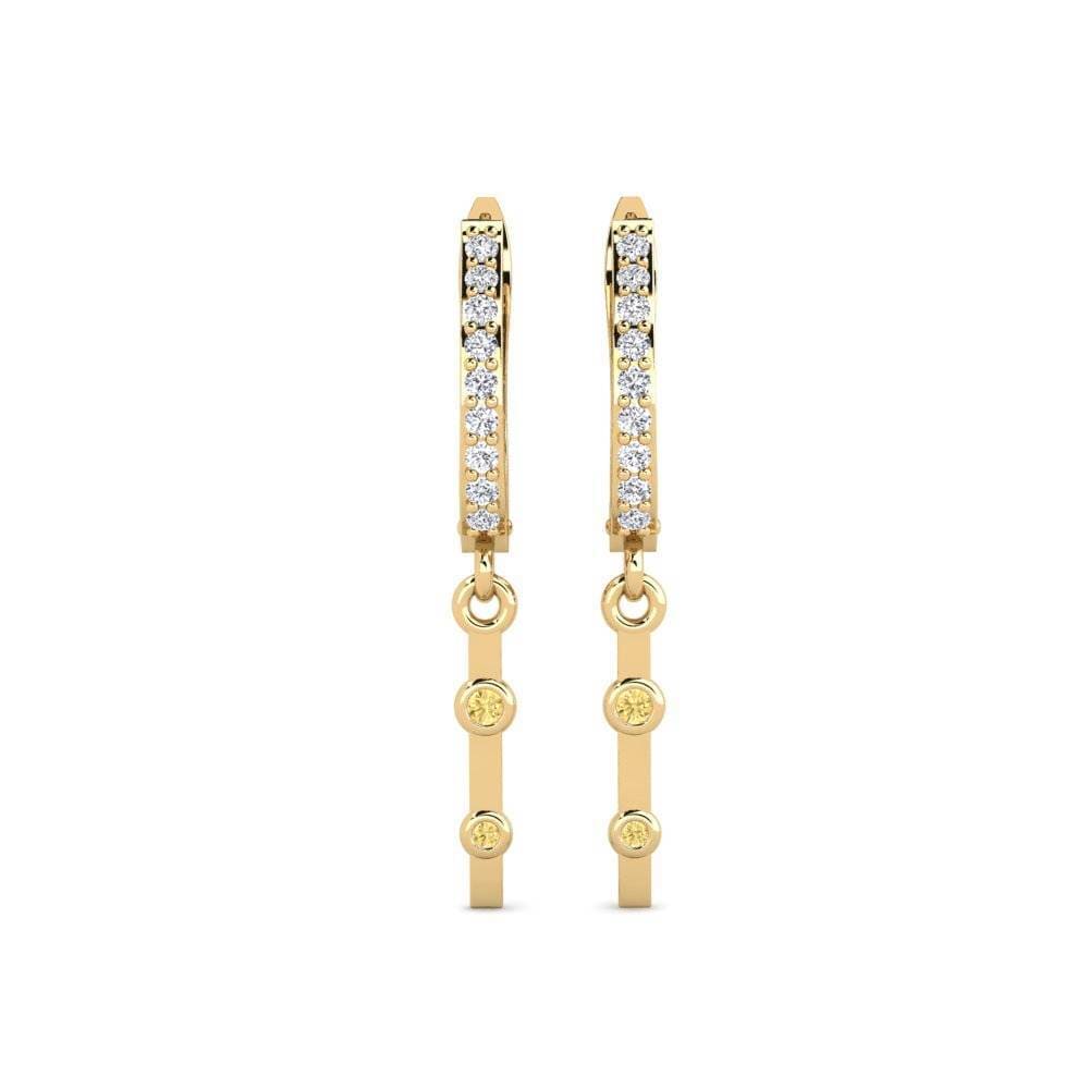 Yellow Diamond Women's Earring Mpira