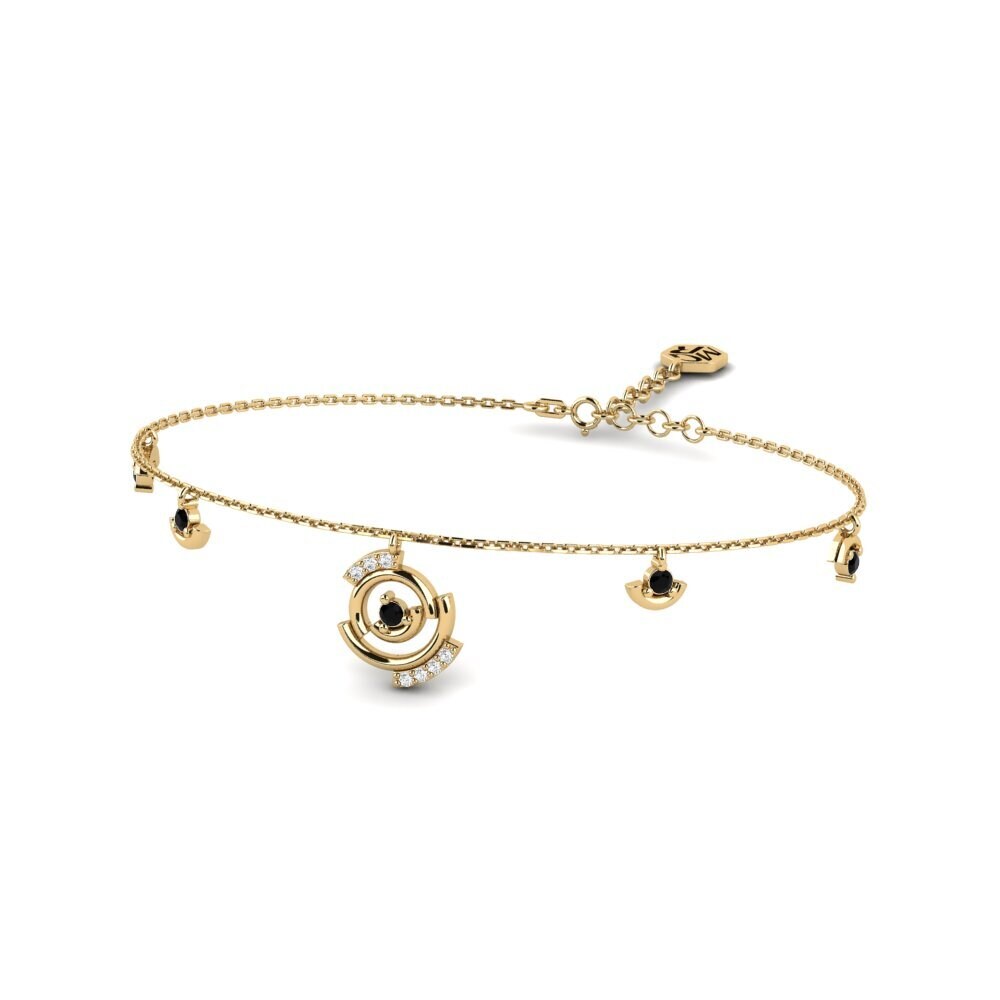 Schwarzer Saphir Damen armband Neocosmic