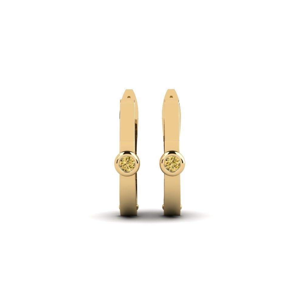 Yellow Diamond Women's Earring Nuku