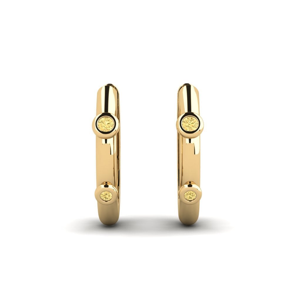 Yellow Diamond Women's Earring Pilota