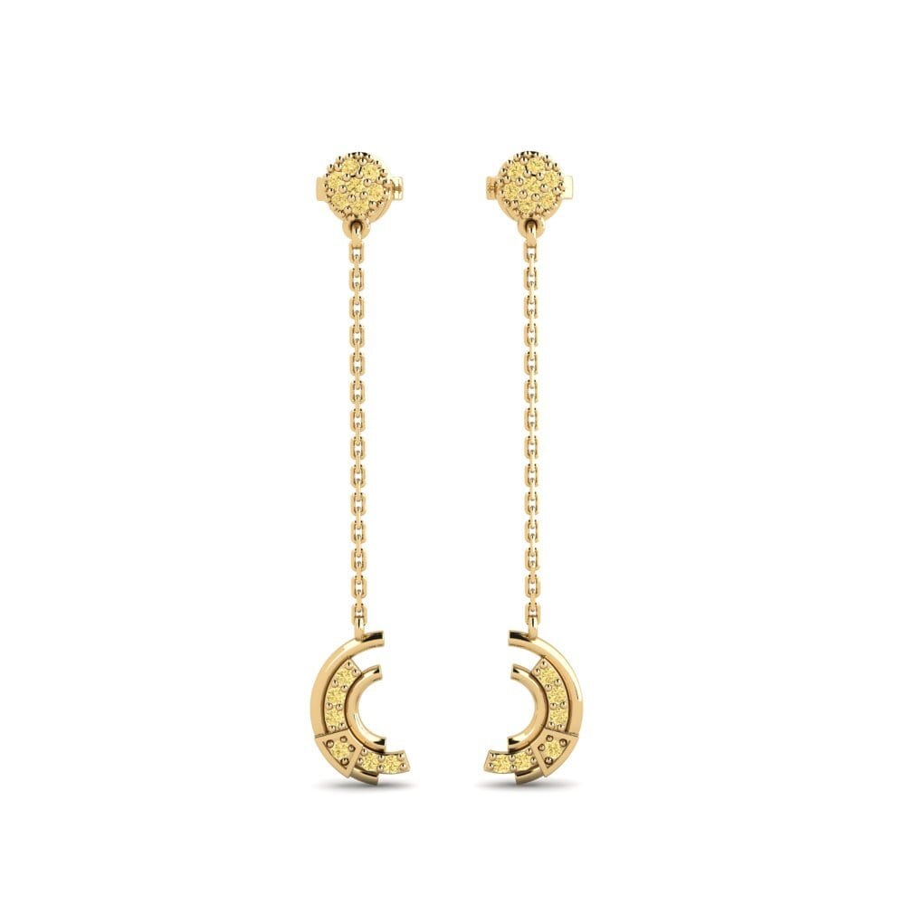 Yellow Diamond Women's Earring Polarisation